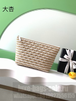 CHANEL Zipped Case AS4988 Dark Beige