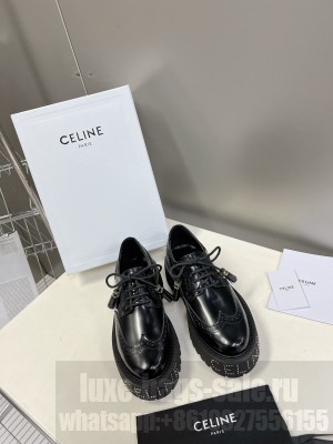 CELINE BULKY TRIOMPHE PERFORATED BABIES IN METALIZED CALFSKIN 01