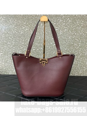 VALENTINO GARAVANI Loco Calf leather bag 0055 Wine
