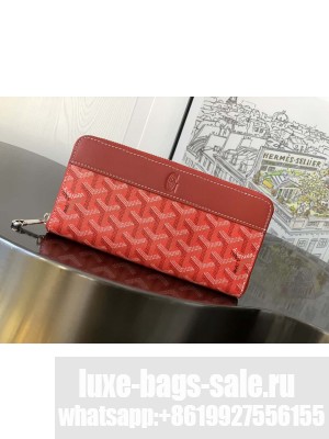 Goyard Matignon GM Wallet Red