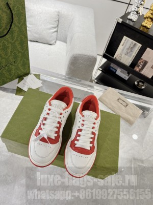 Gucci MAC80 Unisex Sneakers in Leather and Fabric 2023 014