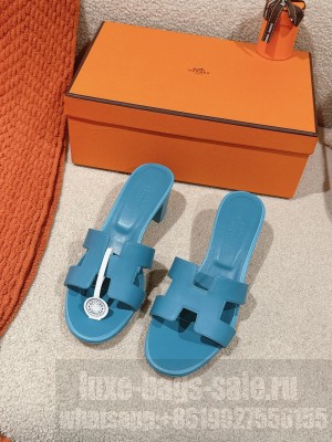Hermes Heel 5cm Oasis Slipper Sandals 02