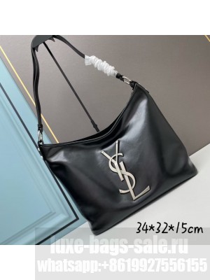 SAINT LAURENT LEATHER BAG 202235 BLACK