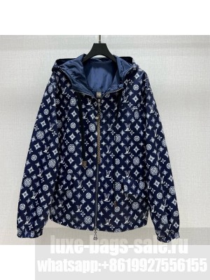 Louis Vuitton Reversible Jacket Navy Blue 2024 1219