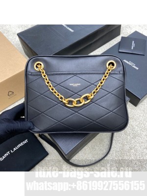 Yves Saint Laurent GABY SATCHEL IN QUILTED LAMBSKIN 669308 black