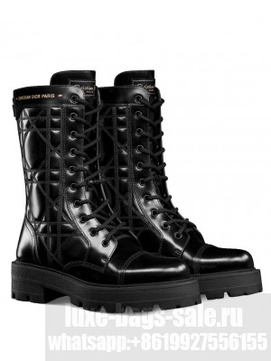 Christian Dior Women's D-Unit Ankle Boot Black