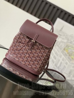 Goyard Alpin Mini Backpack Burgundy