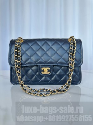 Chanel LARGE FLAP BAG AS5145 Navy Blue