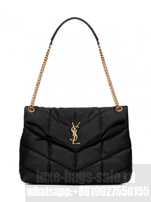 Saint Laurent Puffer Medium In Nappa Leather Black
