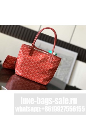Goyard Saint Louis mini bag red