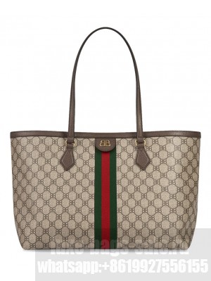 Balenciaga Hacker Medium Tote Bag Dark Coffee