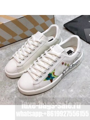 Golden Goose Graffiti White Calfskin Sneaker Spring/Summer 2021 Collection 40
