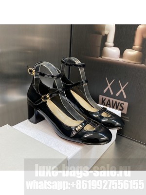 Christian Dior AIME DIOR PUMP 7.5CM Black Patent Calfskin