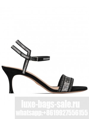 Christian Dior Women's Dway Heeled Sandal Black