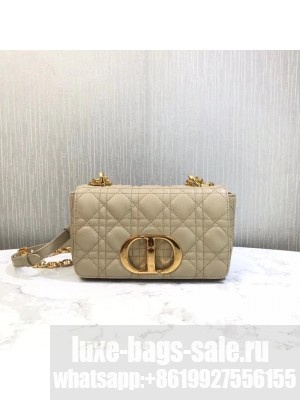 Dior SMALL DIOR CARO BAG Soft Cannage Calfskin M9241 Beige