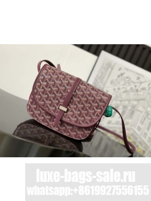 Goyard Belvedere PM Bag Burgundy