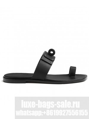 Hermes Women's July Sandal Black