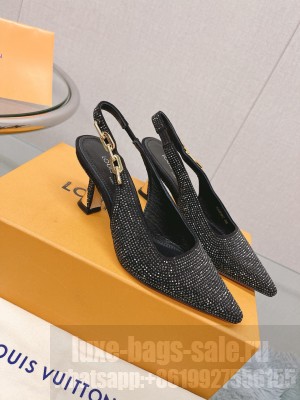 Louis Vuitton Women's 6.5cm Sparkle Slingback Pump 014