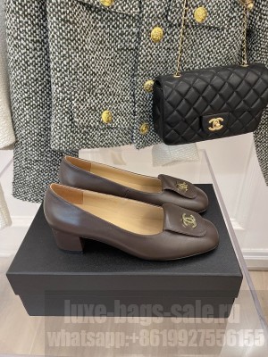 Chanel 6CM Vintage Pumps Coffee Spring 2022 Collection
