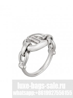 Christian Dior Women's CD Navy Ring Silver