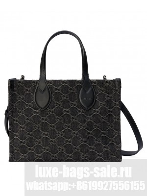 Gucci Ophidia GG Medium Tote Bag 772183 Black