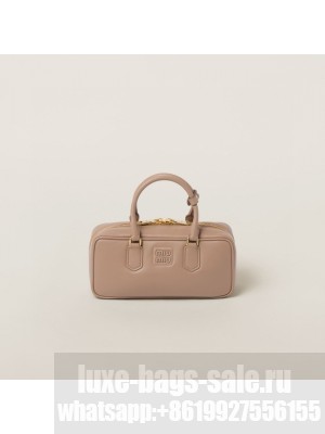 MIU MIU Original Leather Top Handle Bag 5BB148 Apricot