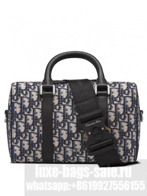 Christian Dior Lingot 26 Bag Dark Blue