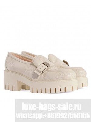 Gucci Women's GG Matelasse Shoe 718388 Cream