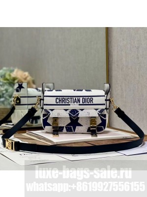 DIOR SMALL DIORCAMP BAG M1243ODD WHITE