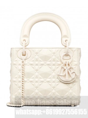 Christian Dior Mini Lady Dior Bag Cream