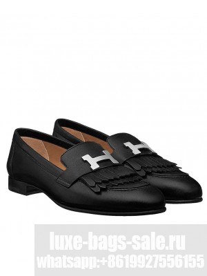 Hermes Women's Royal Loafer Black