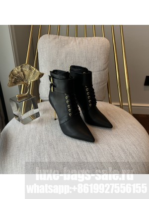 Balmain Women's 9.5cm URIA Uria Ankle Boots Calfskin Black 2022 Collection