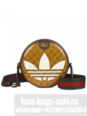 Gucci x adidas Ophidia Small Shoulder Bag 702640 Dark Coffee