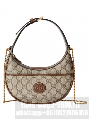 Gucci GG Half-moon-shaped Mini Bag 726843