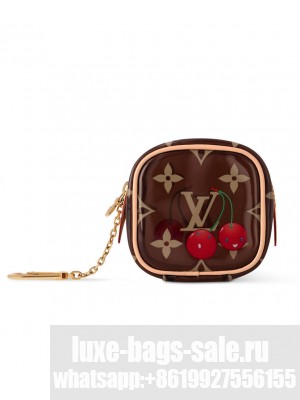 Louis Vuitton LV X TM Cube Coin Purse Brown