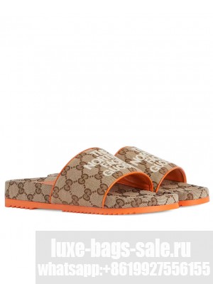 Gucci x The North Face Women's Slippers Orange