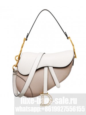 Christian Dior Saddle Bag With Strap Pink