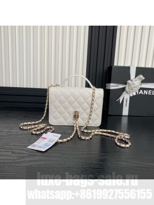 Chanel CLUTCH WITH CHAIN AP4406 white