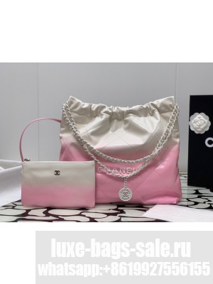 CHANEL 22 HANDBAG AS3261 white & white