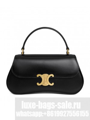 Celine Teen Celine Lola In Shiny Calfskin Black