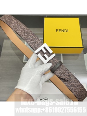 Fendi 38mm Eversible Belt FF buckle with stud closure 2021 Collection 020