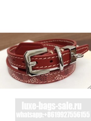 Goyard Edmond Double Bracelet Red