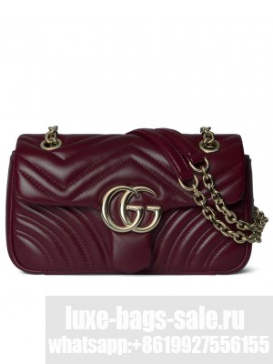Gucci GG Marmont Small Shoulder Bag 837280 Mauve