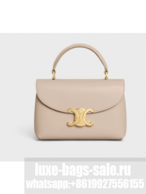 CELINE TEEN NINO BAG IN SUPPLE CALFSKIN 118113 CAPPUCCINO