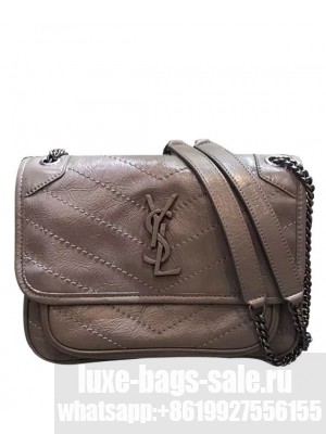 Saint Laurent Baby Niki Chain Bag 5330370 Gray