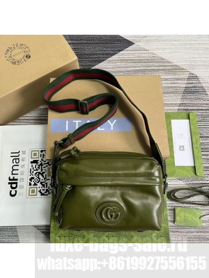 GUCCI OPHIDIA SAMLL BAG 725696 Khaki