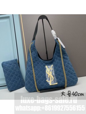 SAINT LAURENT SHOPPING Denim bag Y203433 blue