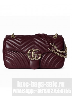 Gucci GG Marmont Large Shoulder Bag 837267 Mauve