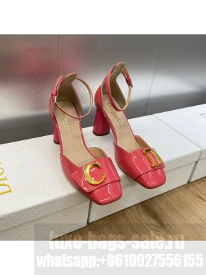 Dior C'est Dior Pumps 8.5cm in Patent Calfskin 2023 Pink