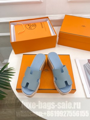 Hermes Eze 30 sandal blue